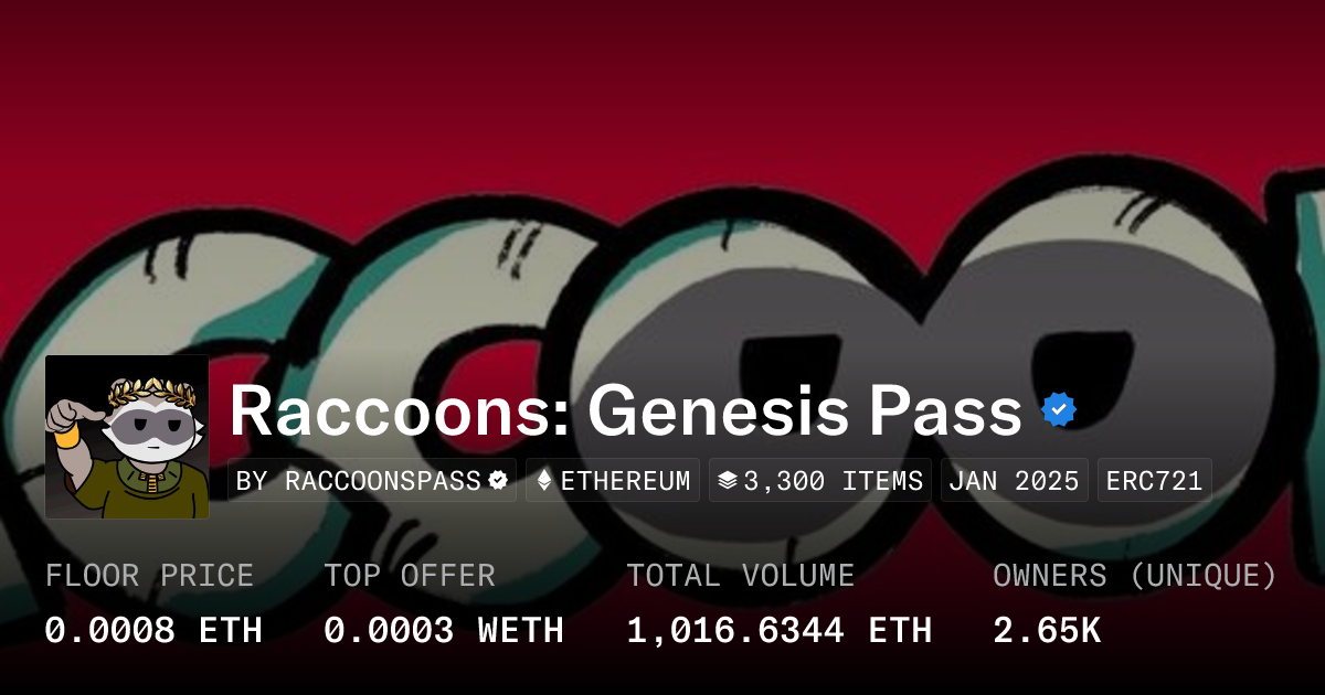 Raccoons: Genesis Pass