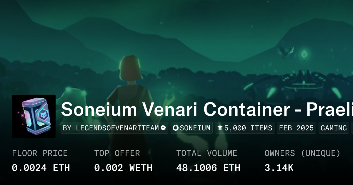 Soneium Venari Container - Praelis