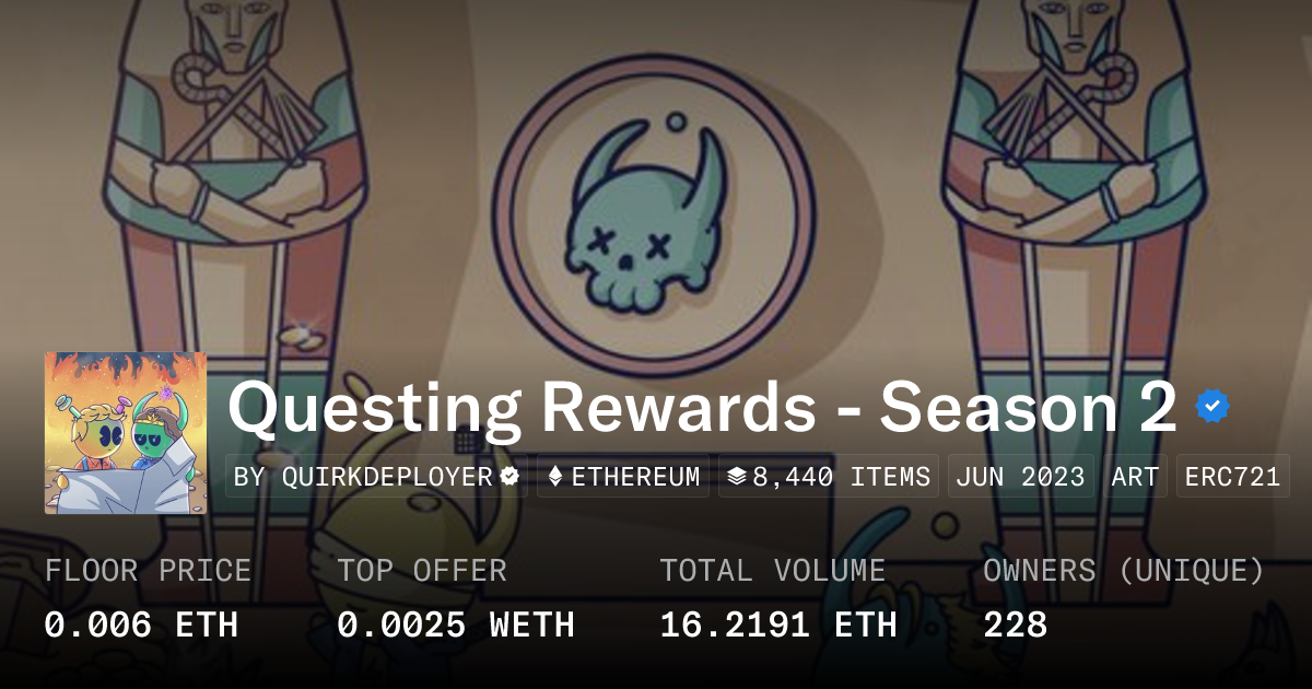 Questing Rewards - Season 2